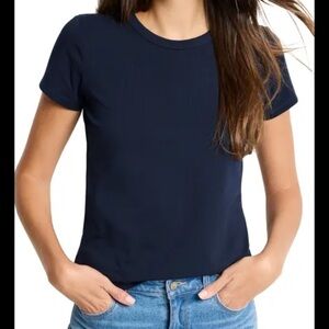 J. Crew Navy Short Sleeve Tee
